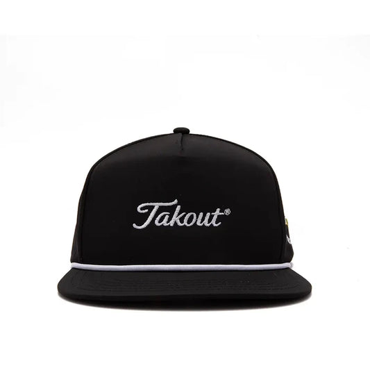 Takout Evergreen Poly Rope 5-Panel Hat 'Black'