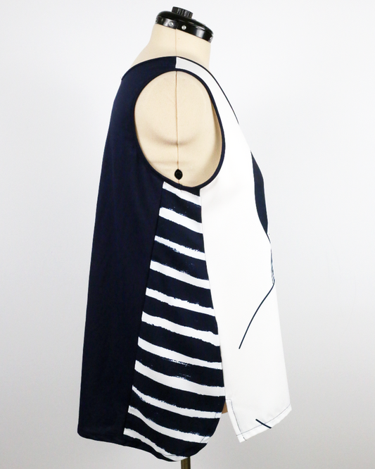 Tank Top Latin Navy Blue - G!OZE
