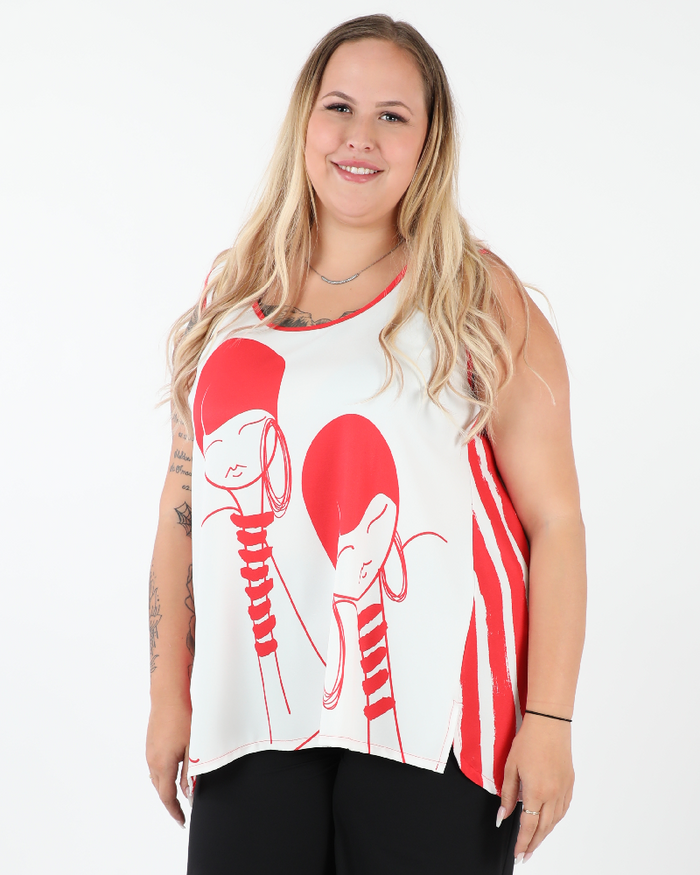 Tank Top Latin Red - G!OZE