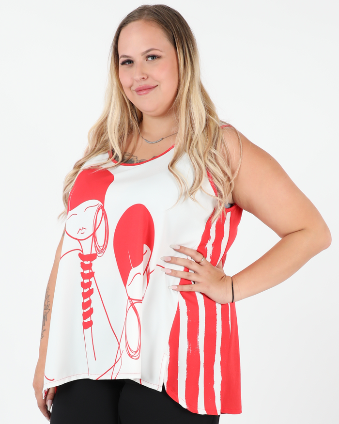 Tank Top Latin Red - G!OZE