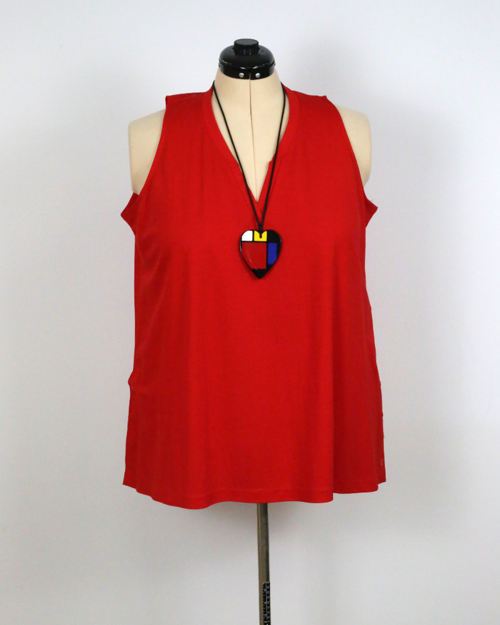 Tank Top Oceane Red - Franck Anna