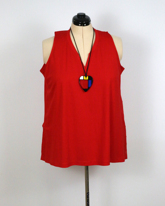 Tank Top Oceane Red - Franck Anna