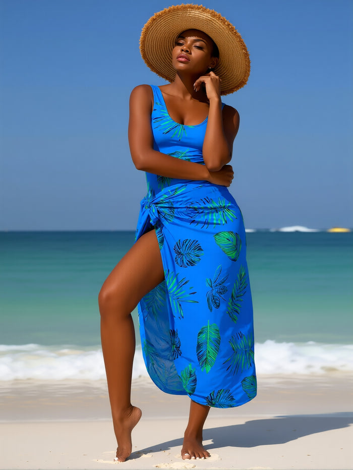 Tankini Swimsuits for Women, Two Piece Bathing Suits with Shorts, Modest Tank Top Swim Dress