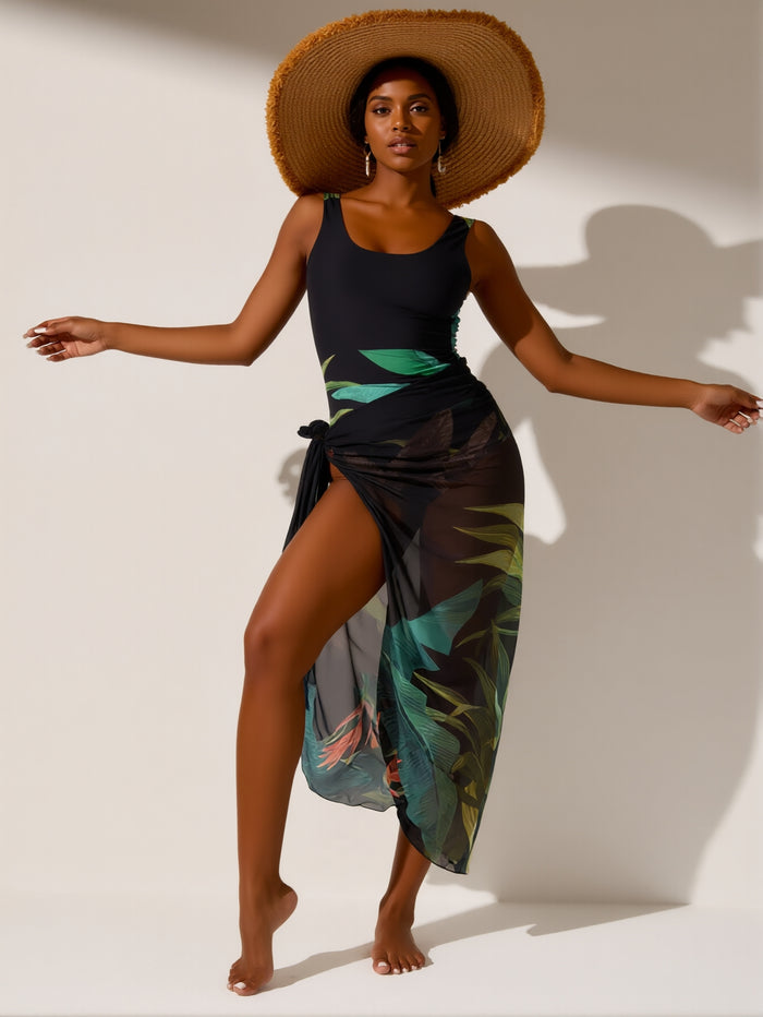 Tankini Swimsuits for Women, Two Piece Bathing Suits with Shorts, Modest Tank Top Swim Dress