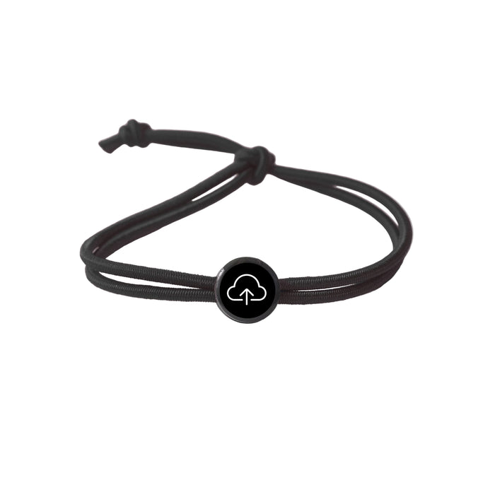 Tap Beacon Bracelets on Stretch Cord