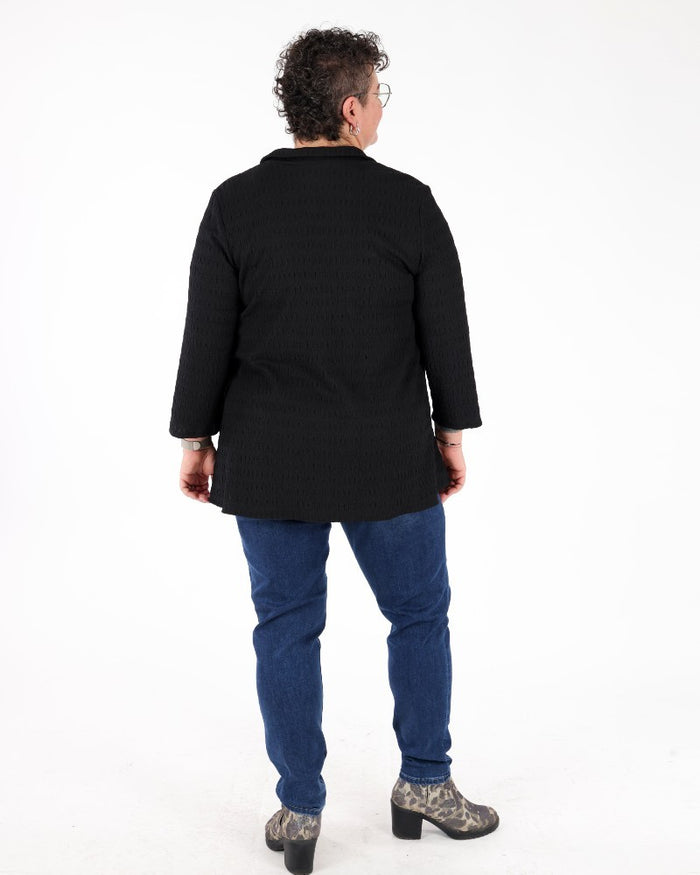 Textured Knit A-Line Tunic - Joseph Ribkoff