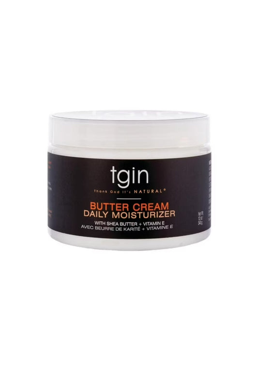 TGIN Butter Cream Daily Moisturizer 354 ml – Intens Hydraterende Haarcrème voor Krullen