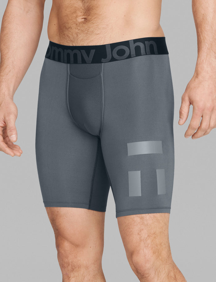 The Best of TJ Boxer Brief 8" (3-Pack)::Turbulence/Navy/Black