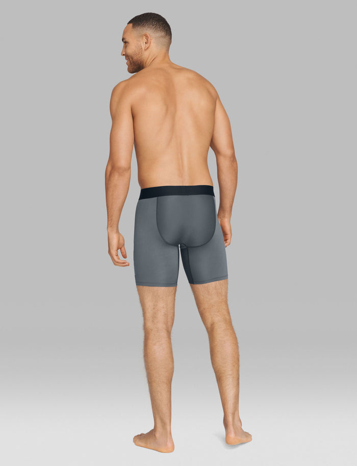 The Best of TJ Mid-Length Boxer Brief 6" (3-Pack)::Turbulence/Navy/Black