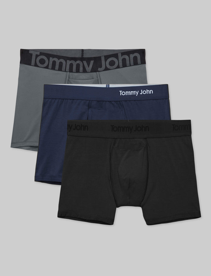 The Best of TJ Trunk 4" (3-Pack)::Turbulence/Navy/Black