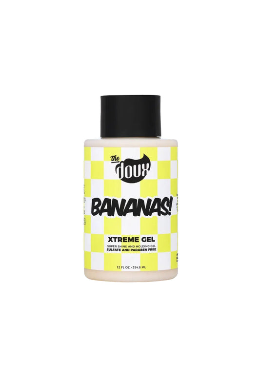 The Doux Bananas Xtreme Hold Hair Gel 355ml – Maximale Hold en Definitie voor Krullen