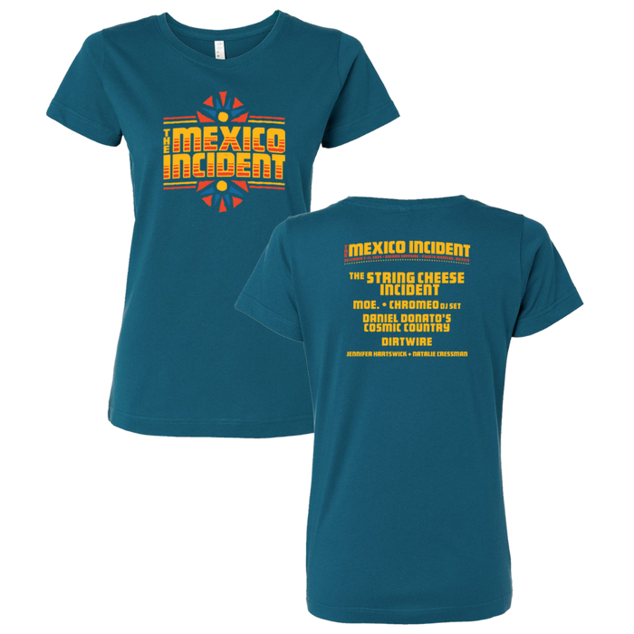 The Mexico Incident 2024 Lineup Women's Tee