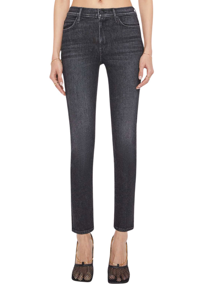 The Mid Rise Dazzler Flood Jeans in Keep it Sharp-Denim-Uniquities