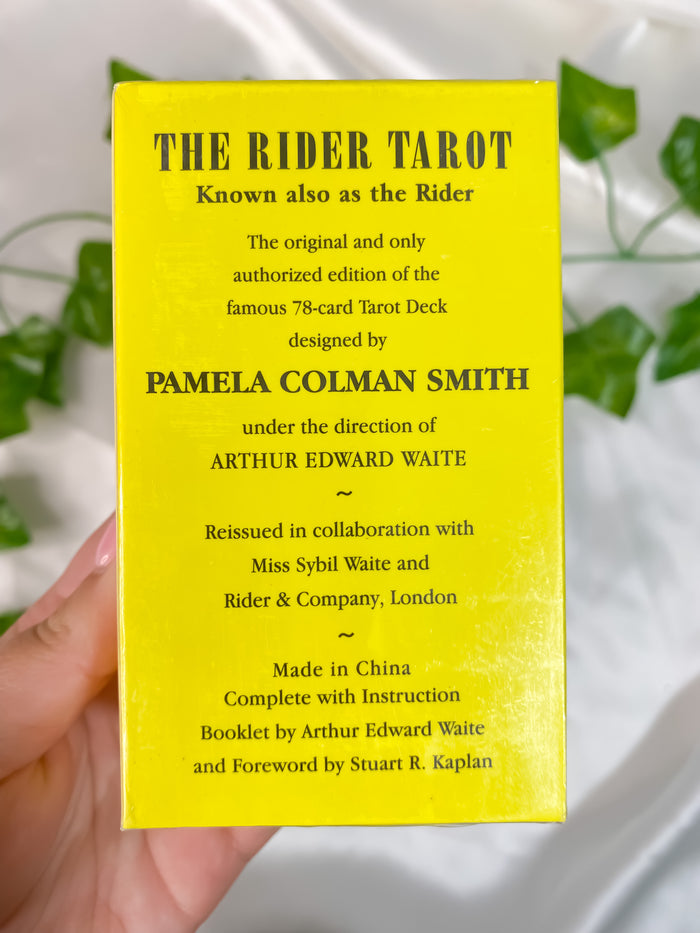 The Rider Tarot Deck