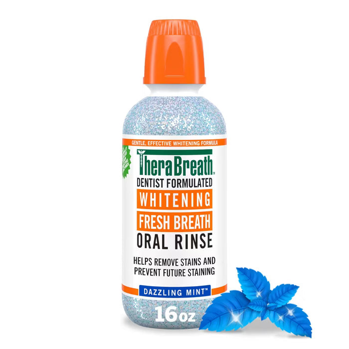 TheraBreath Whitening mouthwash and oral rinse, 16 oz, 12-pack – image 2 of 3