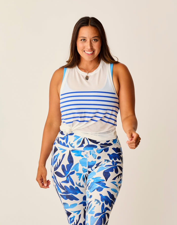 Tide Tank: Billie Blue Stripe - FINAL SALE