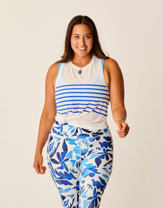 Tide Tank: Billie Blue Stripe - FINAL SALE