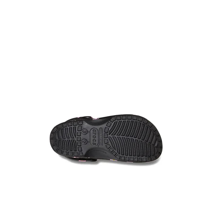 Toddler Classic Flower Clog 'Black'