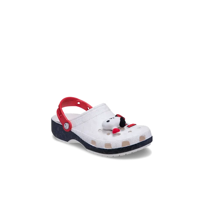 Toddler Peanuts Classic Clog 'White Red'