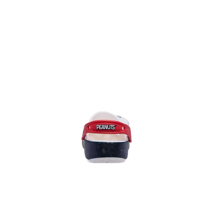 Toddler Peanuts Classic Clog 'White Red'
