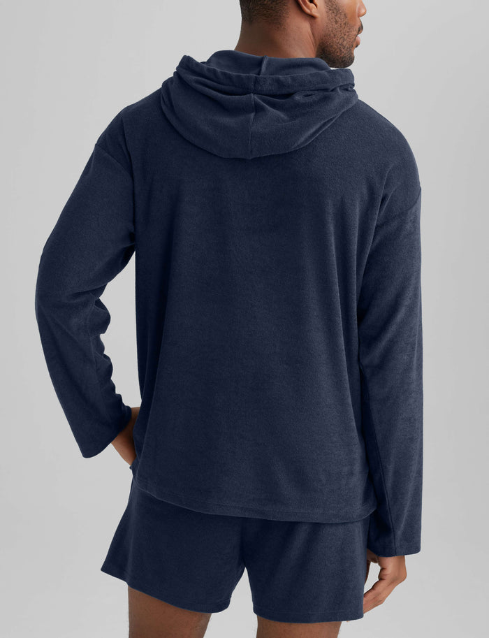 Cabana Terry Hoodie::Dress Blues