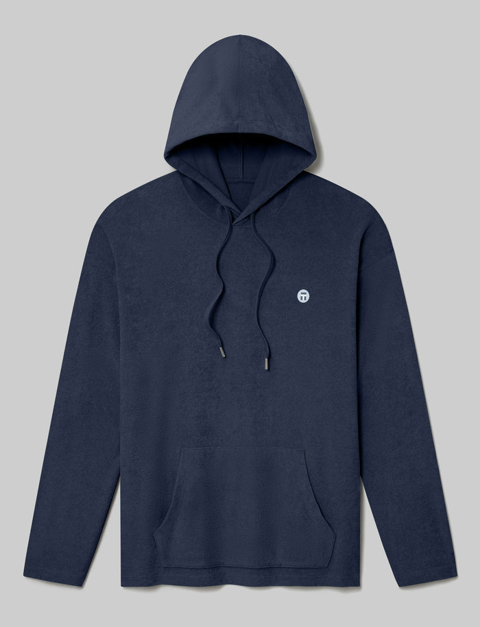 Cabana Terry Hoodie::Dress Blues::Swatch