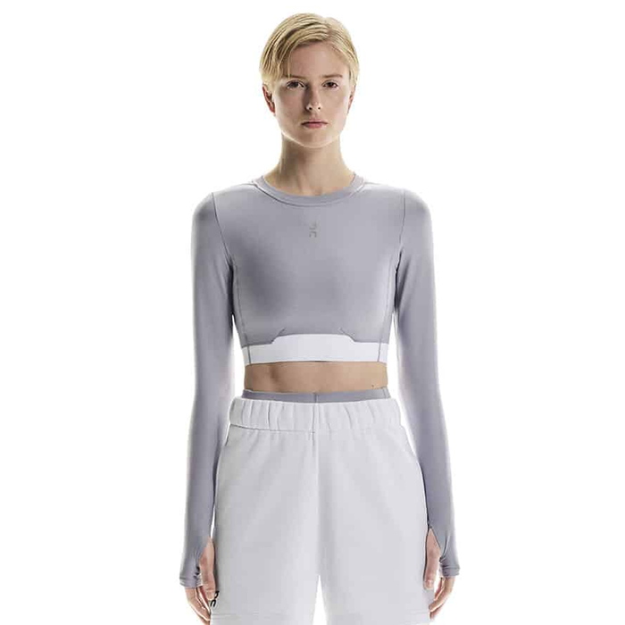 Train Long Sleeve Crop 'Lilac'