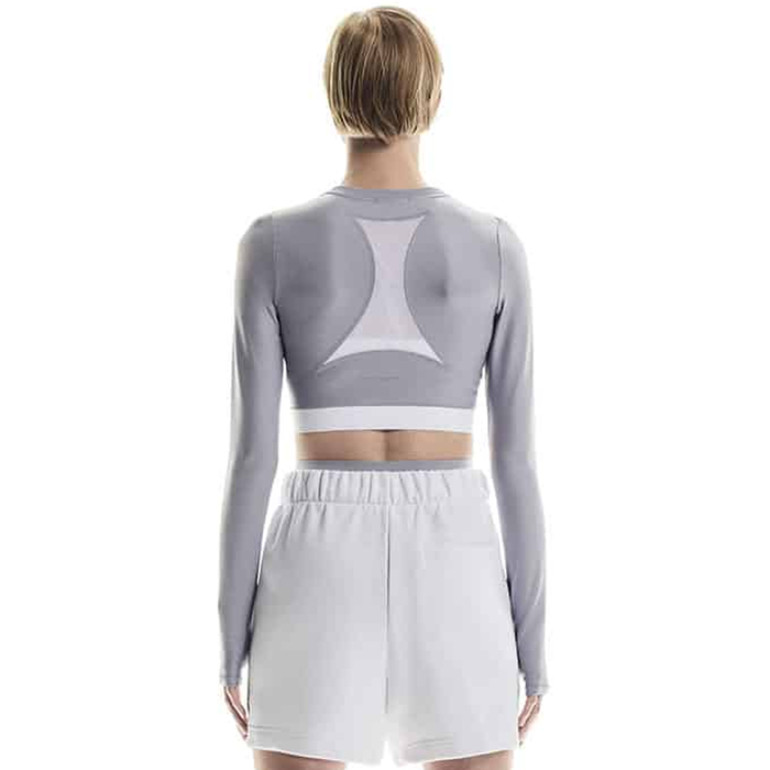 Train Long Sleeve Crop 'Lilac'