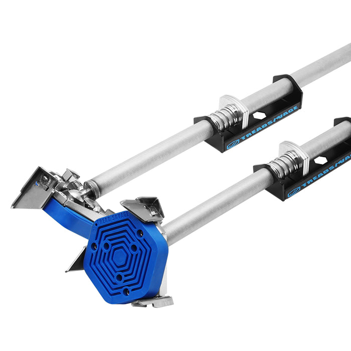 Tread Savage Pro-Level Max Traction with blue hexagonal component on a white background