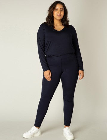 Tregging Arnica Bleu Marine - Base Level Curvy