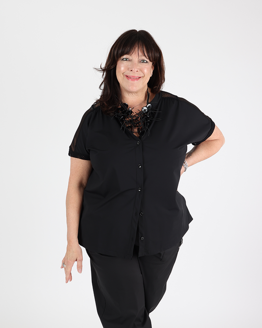 Tunic Korine Black - Maloka