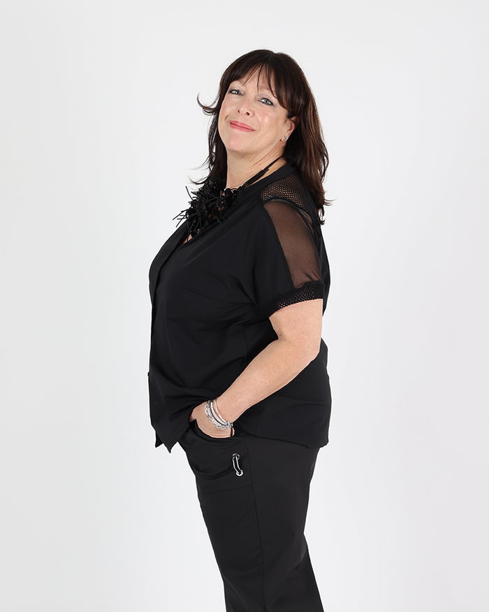 Tunic Korine Black - Maloka