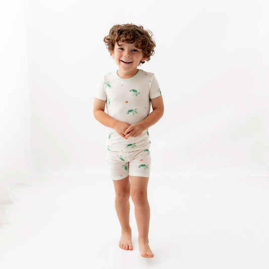 Turtle Short Sleeve Pajama Set