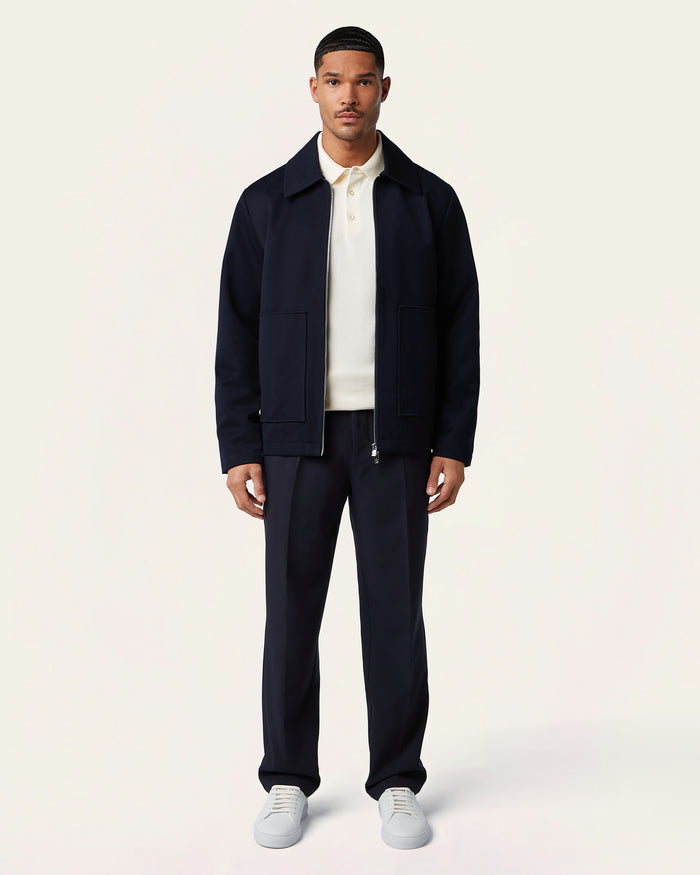 Twill Jacket Navy