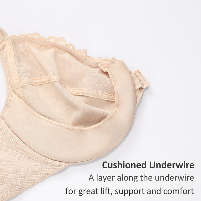 U-Back Lace Front Closure Bra