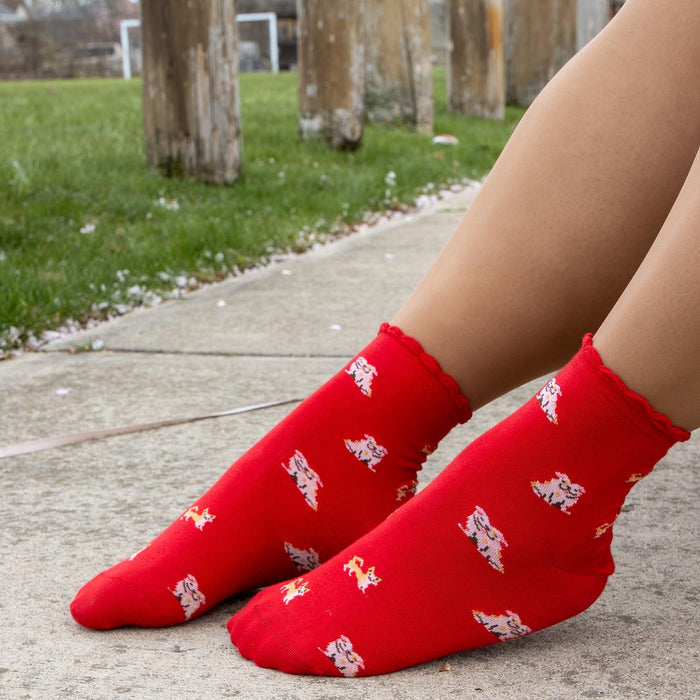 Ultimate Bamboo Ankle Socks - Woof