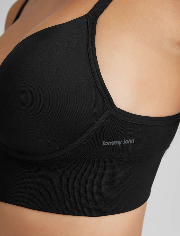 OLD::Ultimate Comfort Wireless Lift Bra::Black