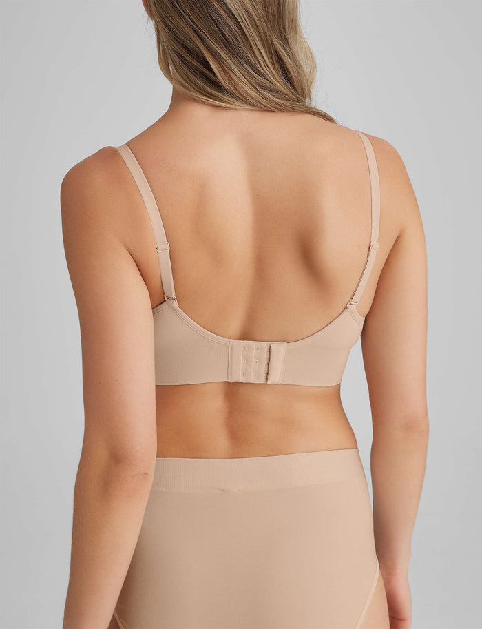 OLD::Ultimate Comfort Wireless Lift Bra::Butter Scotch