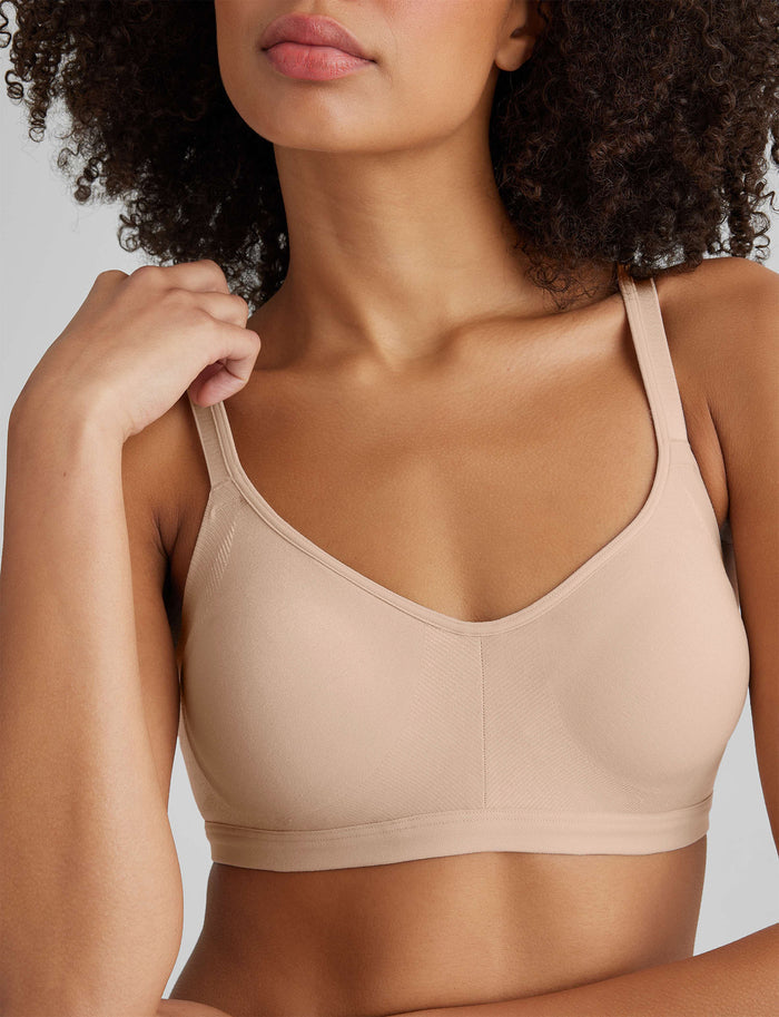 OLD::Ultimate Comfort Wireless Seamless Bra::Butter Scotch
