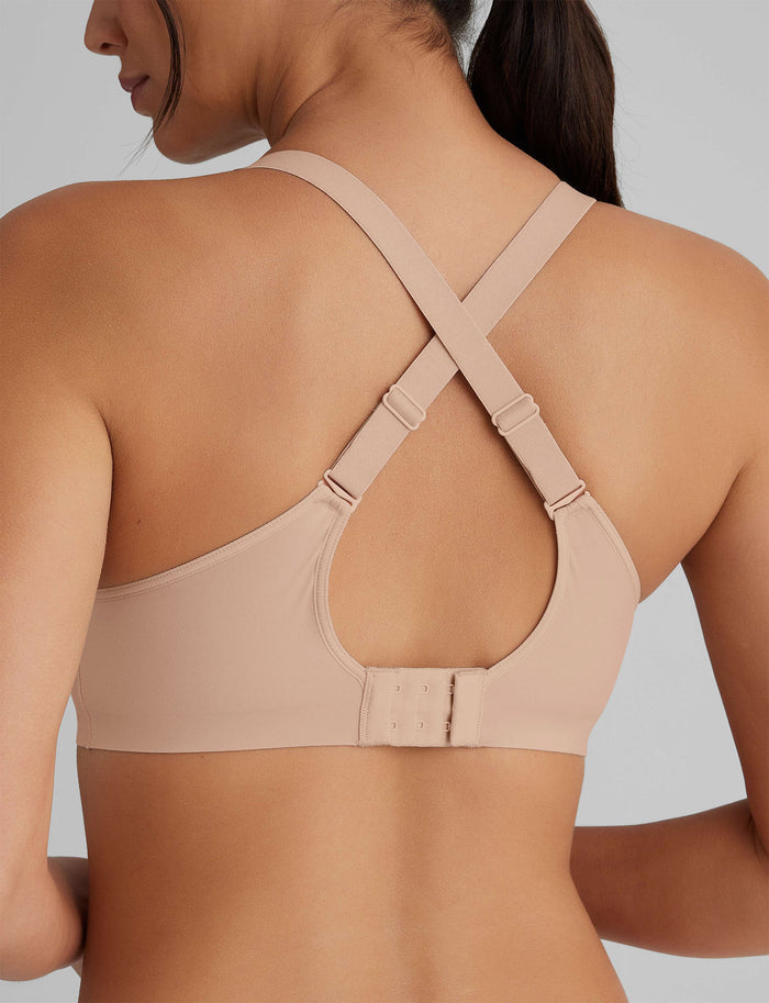 OLD::Ultimate Comfort Wireless T-Shirt Bra (2-Pack)::Black/Paris Nude