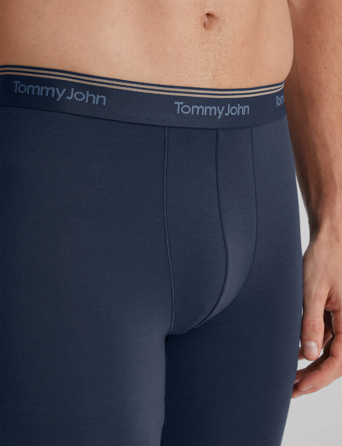 Ultra Soft Flex Mid-Length Boxer Brief 6" (7-Pack)::Dress Blues