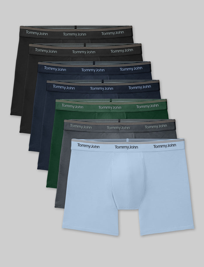 Ultra Soft Flex Trunk 4" (7-Pack)::Black/Dress Blues/Green/Turbulence/Cerulean