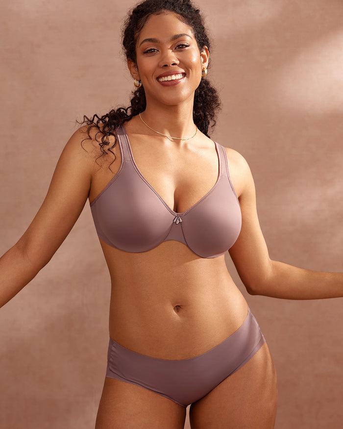 Women's Underwire Minimizer Bra Mochaccino
