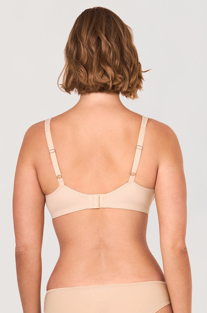 Women's Underwire Minimizer Bra Beige