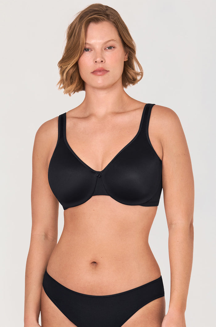 Women's Underwire Minimizer Bra Black
