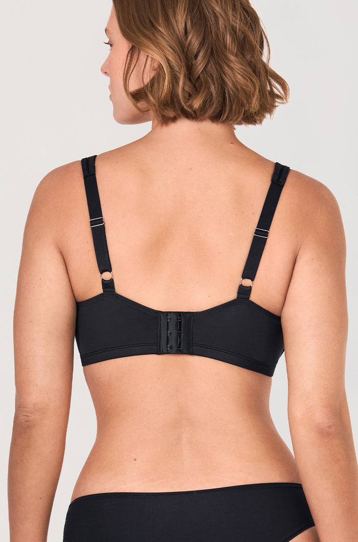 Women's Underwire Minimizer Bra Black