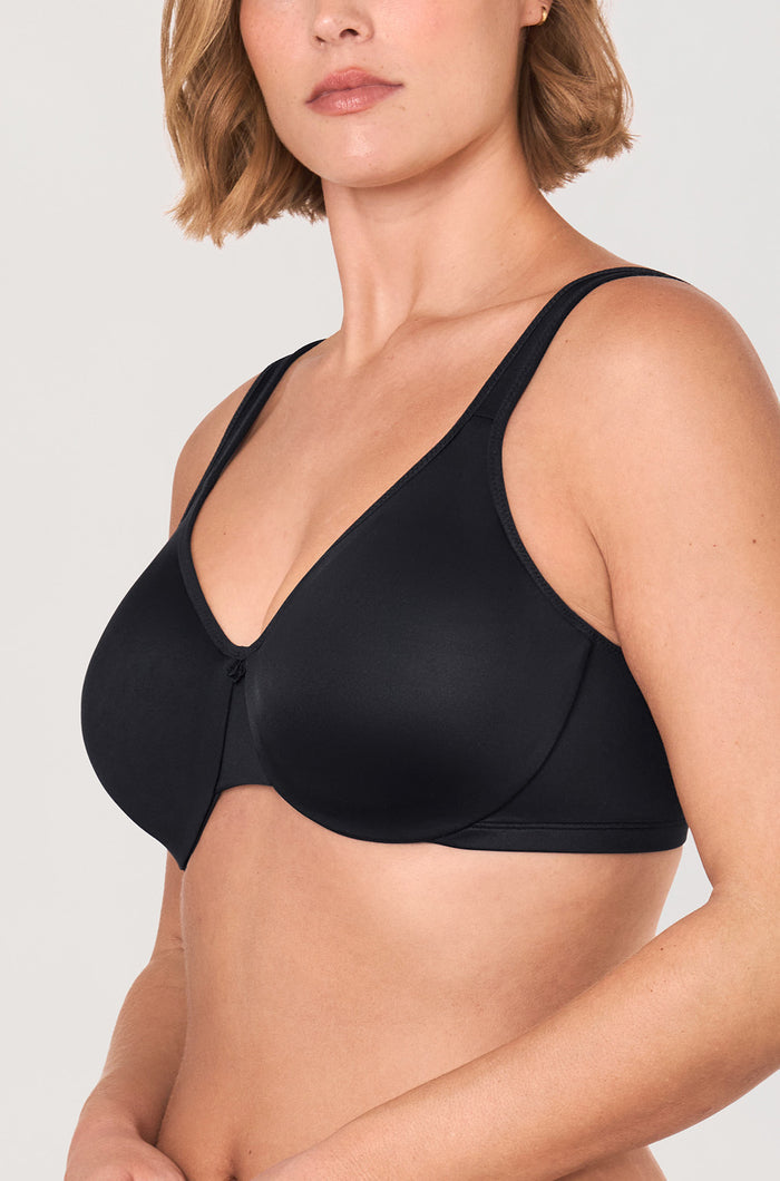 Women's Underwire Minimizer Bra Black