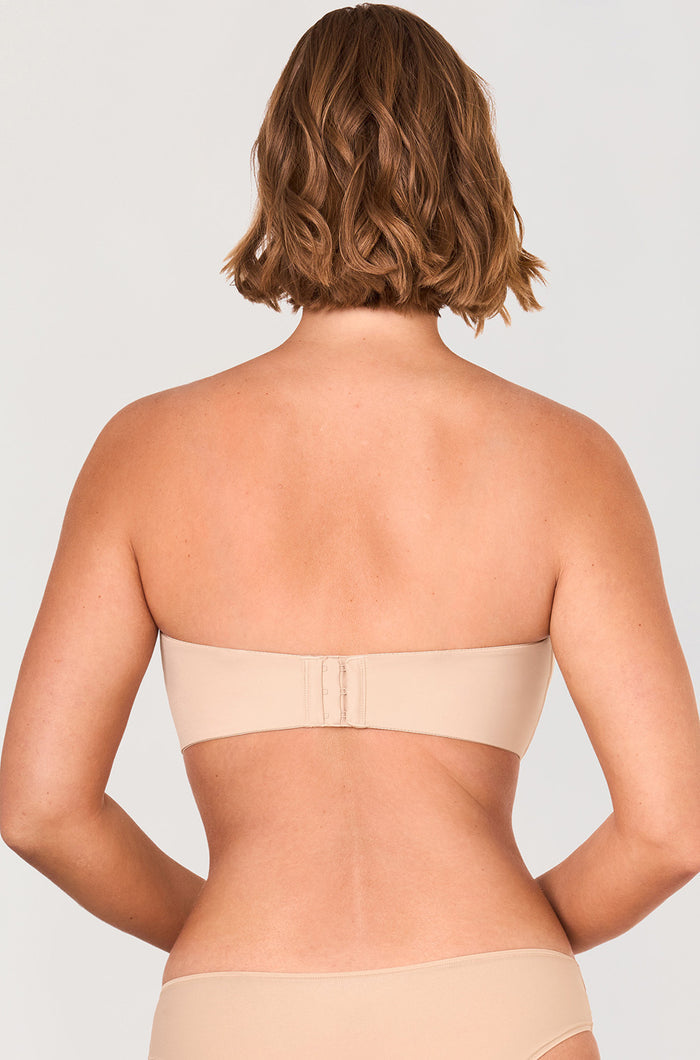 Women's Underwire Strapless Bra Beige