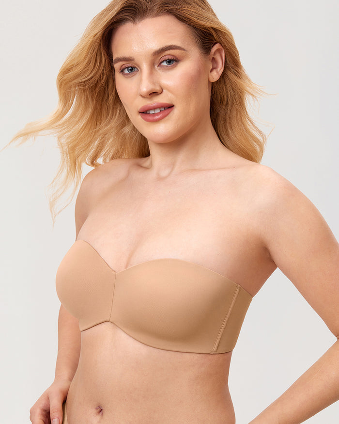 Women's Underwire Strapless Bra Barely Buff