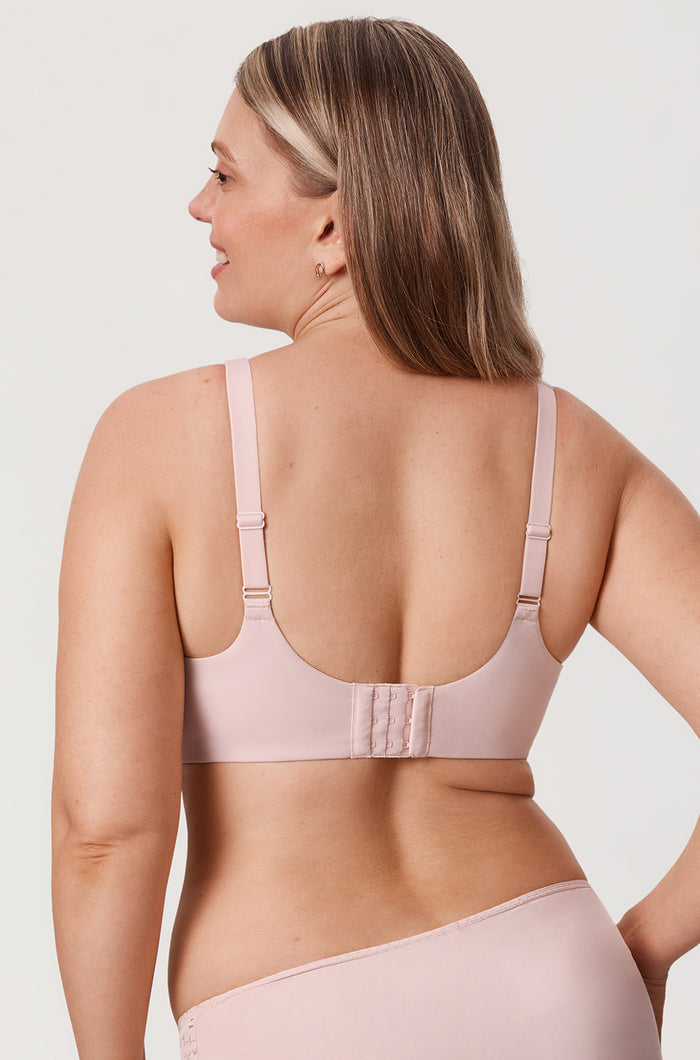 Women's Unlined Minimizer Bra Gentle Rose
